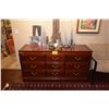 Image 1 : ROSEWOOD 9 DRAWER DRESSER (31 1/2" X 60")