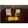 Image 1 : CARRIAGE CLOCKS (ONE TIFFANY) (2 PCS)