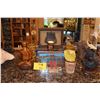 Image 1 : HAWAIIAN THEMED DECO: HOKULEA SHIP MODEL, BAR GLASSES, FRAMED ART, ALOHA TOWER CLOCK, ETC. (13 PCS)