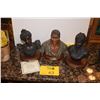 Image 1 : MONARCHY COLLECTION: BUST OF PRINCESS KAIULANI, KING KAMEHAMEHA I & BERNICE PAUAHI BISHOP (3 PCS)