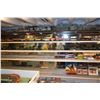 Image 3 : LARGE LOT OF TRAIN SET & ACCESSORIES: CARS (64) SCALE (40) LOCOMOTIVES (4), TREES, CARS, TRUCK, HATS