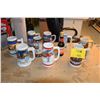Image 1 : BUDWEISER BEER STEINS & VINTAGE BUDWEISER BOTTLE (12 PCS)