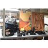Image 2 : CAMERAS (NIKON, CANNON & LENSES), CASES, ADVERTISING POSTERS (18 PCS)