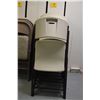 Image 1 : PLASTIC FOLDING CHAIRS (12 PCS)