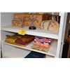 Image 1 : COLLECTION OF GAMES, PUZZLES & TOYS: CHINESE CHECKERS, CHESS, SCRABBLE, TRIVIAL PURSUIT, BONHOP BLOC