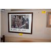 Image 1 : FRAMED NORMAN ROCKWELL POSTER, "RIVER BOAT PILOT"; DELTA QUEEN STEAMBOAT CO.