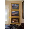 Image 1 : FRAMED STEAMBOAT PHOTOGRAPHS (3 PCS)