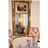 Image 1 : TRUMEAU MIRROR (31" X 15") & LAMPS (4 PCS)