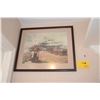 Image 1 : FRAMED POSTER, "NIGHT RUN TO FRIAR'S POINT"; JOHN STOBART
