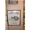 Image 1 : FRAMED ADVERTISING POSTER, "SOUTHERN COMFORT"
