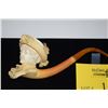 Image 3 : MEERSCHAUM PIPE W/CASE, "DADDY W/HAT & JABOT"