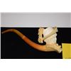 Image 4 : MEERSCHAUM PIPE W/CASE, "DADDY W/HAT & JABOT"