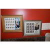 Image 2 : FRAMED "LEGENDS OF HOLLYWOOD" COLLECTOR'S STAMPS (15 PCS)