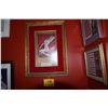 Image 1 : FRAMED VINTAGE MARILYN MONROE PHOTO, JANUARY, 1954 CALENDAR PAGE (17 1/4 " X 23")