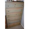 Image 1 : 6 DRAWER DRESSER (39" W X 48 1/2" H X 18" D)