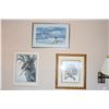 Image 1 : FRAMED OWL PRINTS; SIGNED (23" X 17, 25 1/2" X 11 1/2" & 19 1/2" X 22 1/1") (3 PCS)