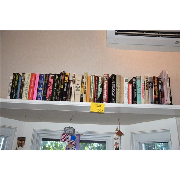 COLLECTION OF BOOKS (2 SHELVES)