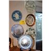 Image 1 : COLLECTIBLE PLATES: CONNECTICUT, ENDEAVOR, FLYING CLOUD, U.S. CONSTITUTION (6 PCS)