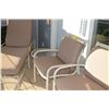 Image 1 : OUTDOOR FURNITURE: CHAISE LOUNGE, ARM CHAIRS & ROUND TABLE (4 PCS)