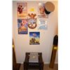Image 1 : U.S. NAVY COLLECTIBLES: WALL PLAQUES, WALL CARVING, CHIEF'S HAT, PODIUM, BOOK (10 PCS)