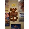 Image 5 : U.S. NAVY COLLECTIBLES: WALL PLAQUES, WALL CARVING, CHIEF'S HAT, PODIUM, BOOK (10 PCS)