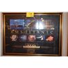Image 1 : FRAMED TITANIC 75TH ANNIVERSARY RMS POSTER (PERSONALIZED) (25 1/2" X 34")