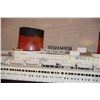 Image 2 : SCALE MODEL: SS NORMANDIE IN PLEXIGLASS CASE (16" X 60" X 18"), MADE BY NOTED MODEL MAKER BOB BRACCI