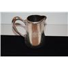 Image 2 : FRENCH LINE: SILVER PLATED HOT MILK PITCHER BY CHRISTOFLE W/HOUSE LOGO ON THE SIDE (5" H) & SILVER P
