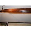 Image 4 : QUEEN MARY: 15' LONG WOODEN OAR W/BRONZE BANDS ON PADDLE SECTION