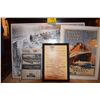 Image 1 : REPRODUCTION PRINTS (SHRINK WRAPPED), TITANIC & NORMANDIE (4 PCS)