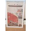 Image 6 : COLLECTION OF FRAMED PHOTOS & CUNARD SIGNAGE (3 PCS)