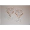 Image 2 : CUNARD LINE: STUART CRYSTAL STEMWARE (2) & BOTTLE PORTO CINTRA FROM THE QUEEN MARY (3 PCS)