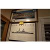 Image 1 : FRAMED PRINTS, USS ARIZONA; SIGNED (2 PCS)
