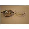 Image 2 : NORMANDIE: SILVER PLATED BUTTER DISH BY CHRISTOFLE W/DISTINCTIVE BALL HANDLES & HOUSE LOGO ON THE SI