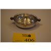 Image 1 : NORMANDIE: SILVER PLATED BUTTER DISH BY CHRISTOFLE W/DISTINCTIVE BALL HANDLES & HOUSE LOGO ON THE SI