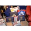 Image 2 : COLLECTION OF PILLOW & BLANKETS, EACH WITH MILITARY LOGOS OR SLOGANS (16 PCS)