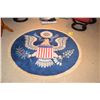 Image 1 : UNITED STATES GREAT SEAL WOOL RUG (5' D)