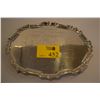 Image 1 : GARRARD & CO. STERLING SILVER TRAY, ENGRAVED W/NAMES & QUEEN ELIZABETH 2 MAIDEN AROUND THE WOLD VOYA