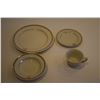 Image 8 : COLLECTION OF USN SILVERPLATED SERVING PIECES & USN CHINA (22 PCS)