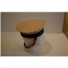 Image 3 : QUEEN MARY: SAILOR'S HAT W/HER NAME WOVEN IN GOLD & QUEEN MARY 2 MODEL ON WOOD BASE (2 PCS)