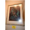 Image 1 : FRAMED PRINT, "GIRL W/TEARS" (24" X 27")