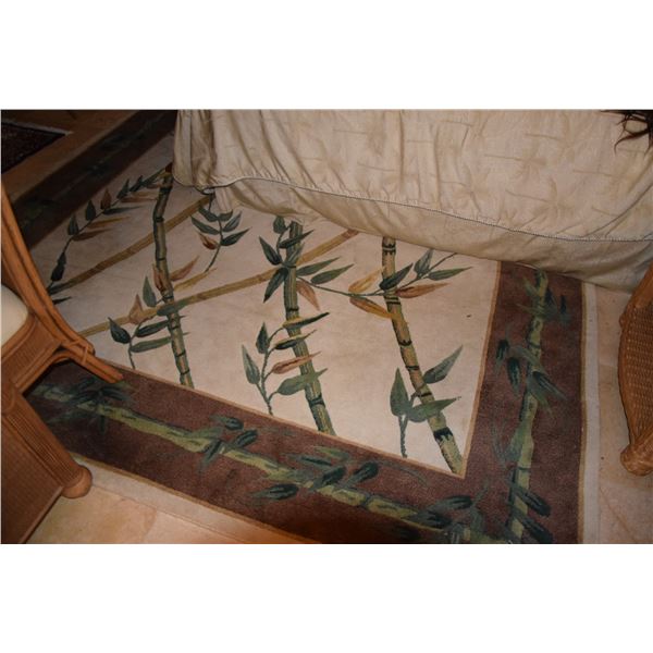 CARPET, BAMBOO MOTIF