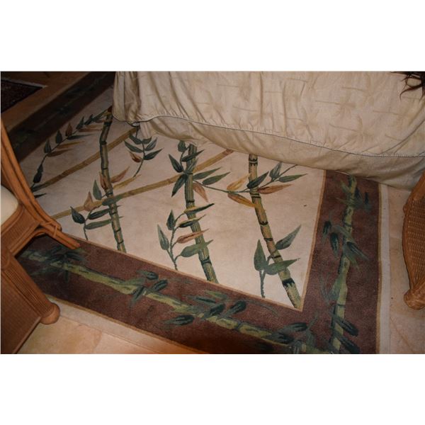 CARPET, BAMBOO MOTIF