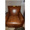 Image 1 : LEATHER LOUNGE CHAIR