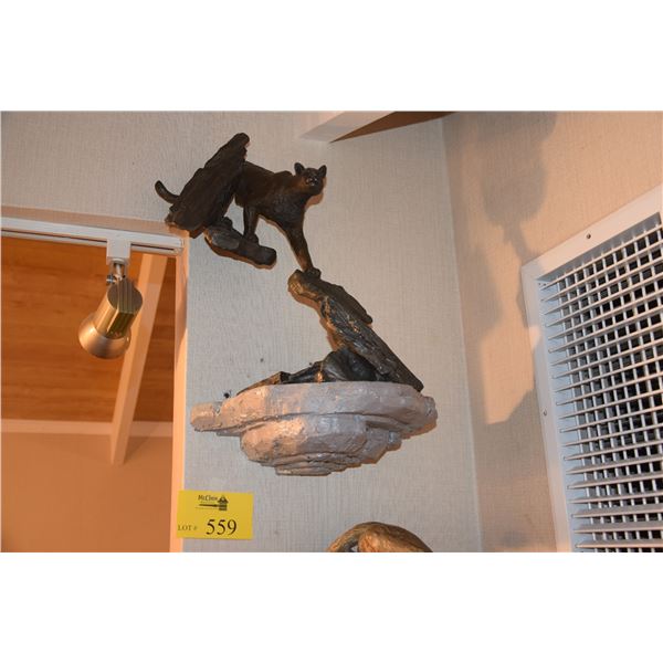 BRONZE SCULPTURE, "PUMA"
