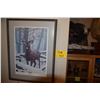 Image 1 : FRAMED PRINT SIGNED ROD LAWRENCE, 389/2000