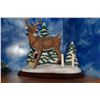 Image 2 : FOREST SCENE W/DEER, STEIN & CLOCK (11 PCS)