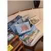 Image 3 : COLLECTION OF SEASHORE DRIFTWOOD ART, LIGHTHOUSE MOTIF STATUARY, COOKIE JAR, PILLOWS & BOOKS (20 PCS