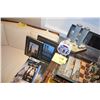 Image 1 : COLLECTION OF 9/11 MEMORABILIA: FRAMED PRINT, STAMPS, BOOKS, COASTERS & MINI MODEL OF THE TOWERS (8 