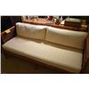 Image 1 : RATTAN SOFA W/2 HORSESHOE STYLE ARM CHAIRS (3 PCS)